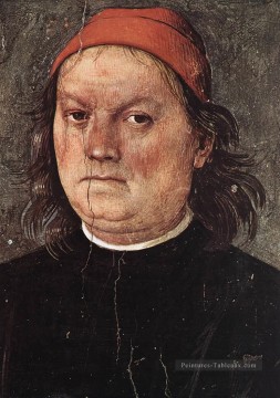 Autoportrait Renaissance Pietro Perugino Peinture à l'huile
